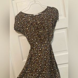 Blue bird Floral Dress